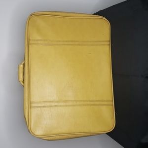 Escort Yellow Gold Vintage Suitcase 1970s